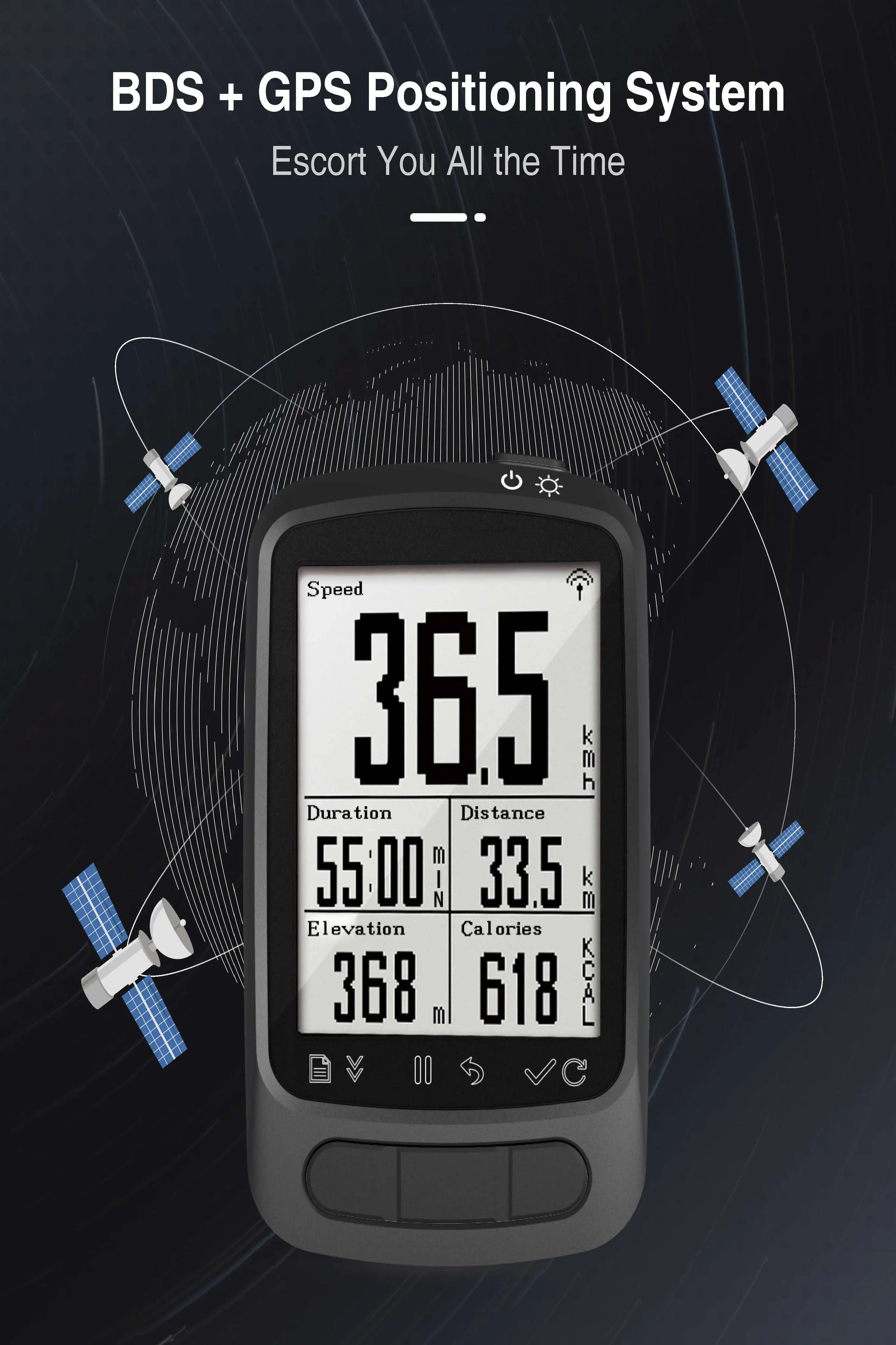 Популярные GPS велосипедные компьютеры совместимые с датчиком частоты вращения велосипеда и скорости для велоспорта