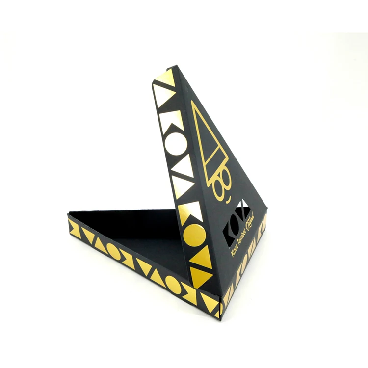 Factory wholesale private customized corrugated paper box gift jewelry luxury food creative triangle packaging box