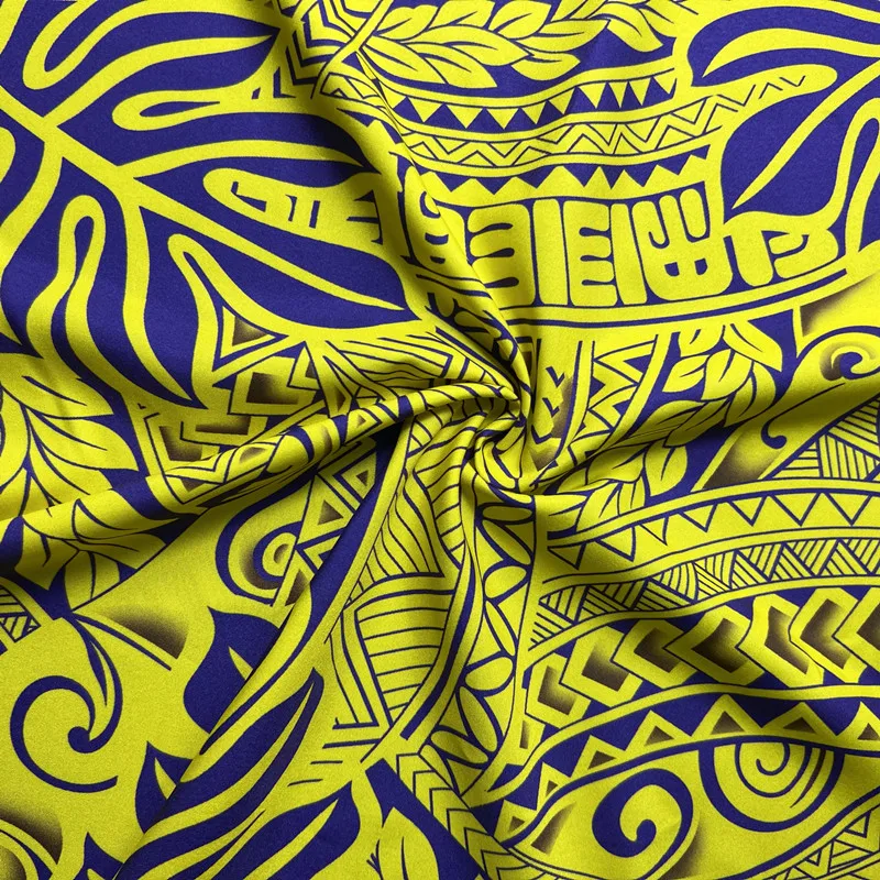 Hot Sale Wholesale Customized Hawaii Printed Polynesian Fabric with Low Price