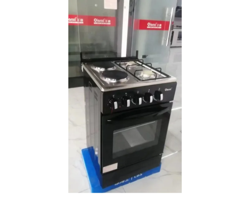 hot selling 2 gas burner  2 electricity burner Multi-headed Europea baking  integrated oven stove