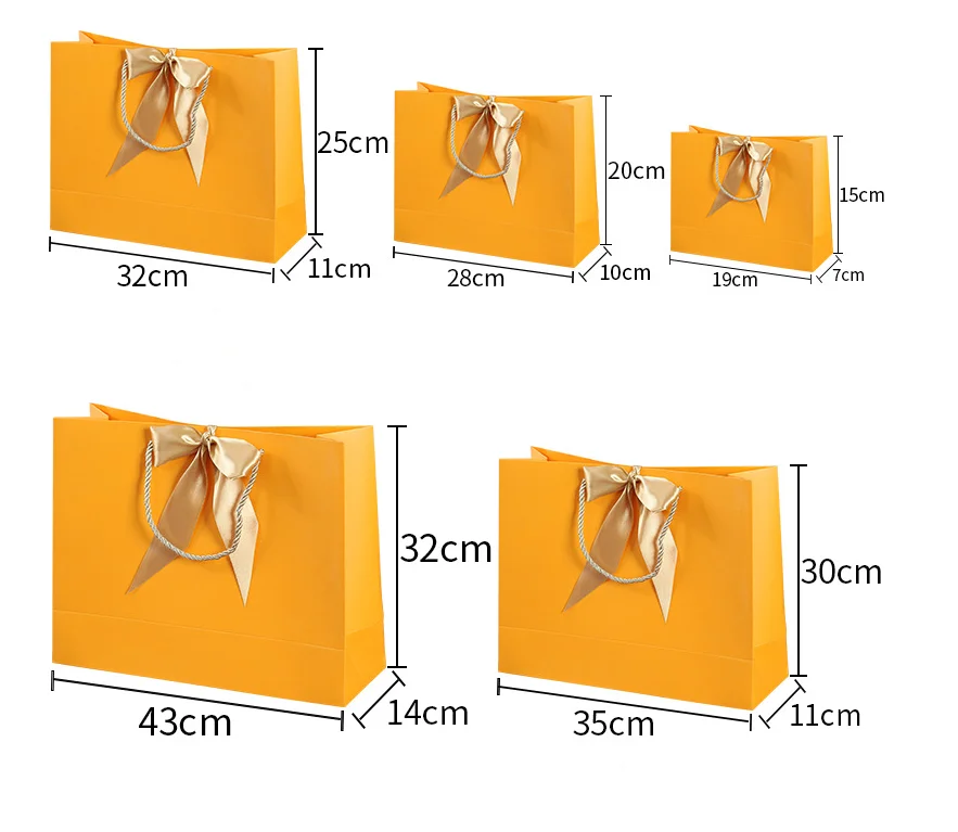 High Quality Custom Logo Printed Art Paper Gift Bags Craft Paper Bag Paper Shopping Bag