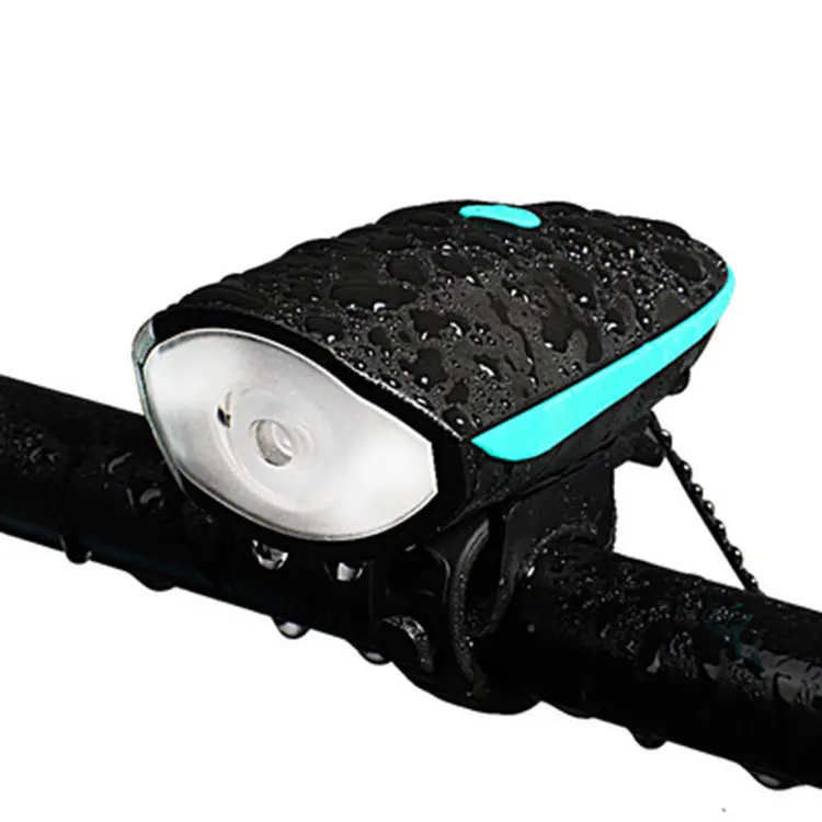 
120 dB USB Rechargeable Folding Mountain Cycle Bike Cycling Horn Bicycle Front Light 