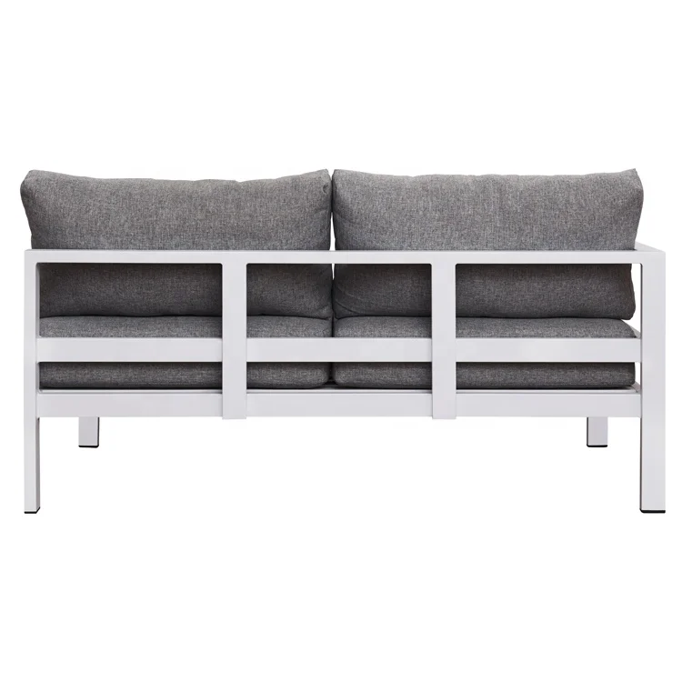 Factory Wholesale Modern Lounge Set Lazy Waterproof Furniture Garden Outdoor Sofa Aluminium