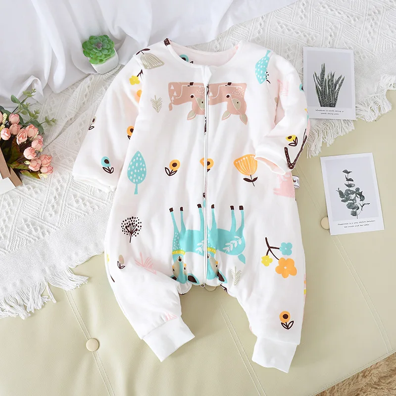 Baby clothes winter and Autumn long sleeve jumpsuit Newborns 0-3 years old pure cotton climbing clothes