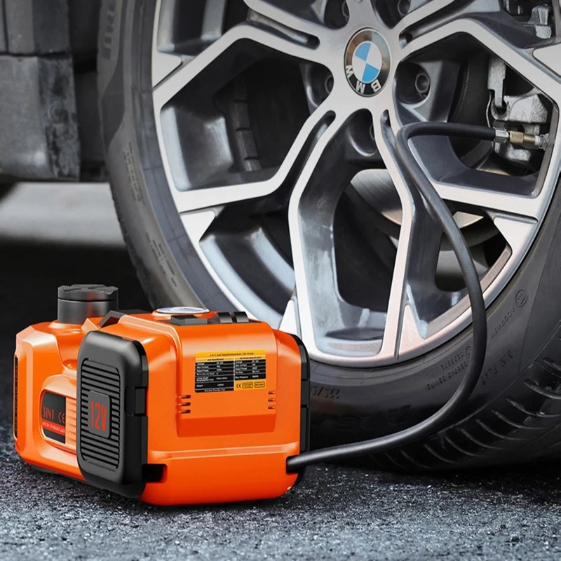 Portable Hydraulic Car Lift  Good Quality Car Jack Stand With Electric Wrench Air Compressor