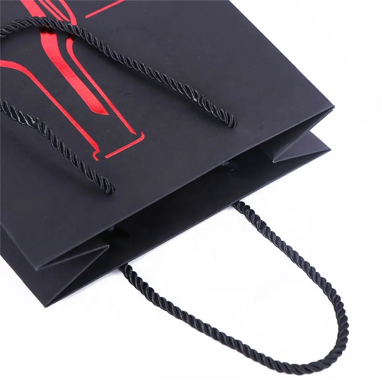 Luxury Brand Logo 250gsm Wine Bottle Stand Up Bags with Embossed Logo Single Wine Paper Bag