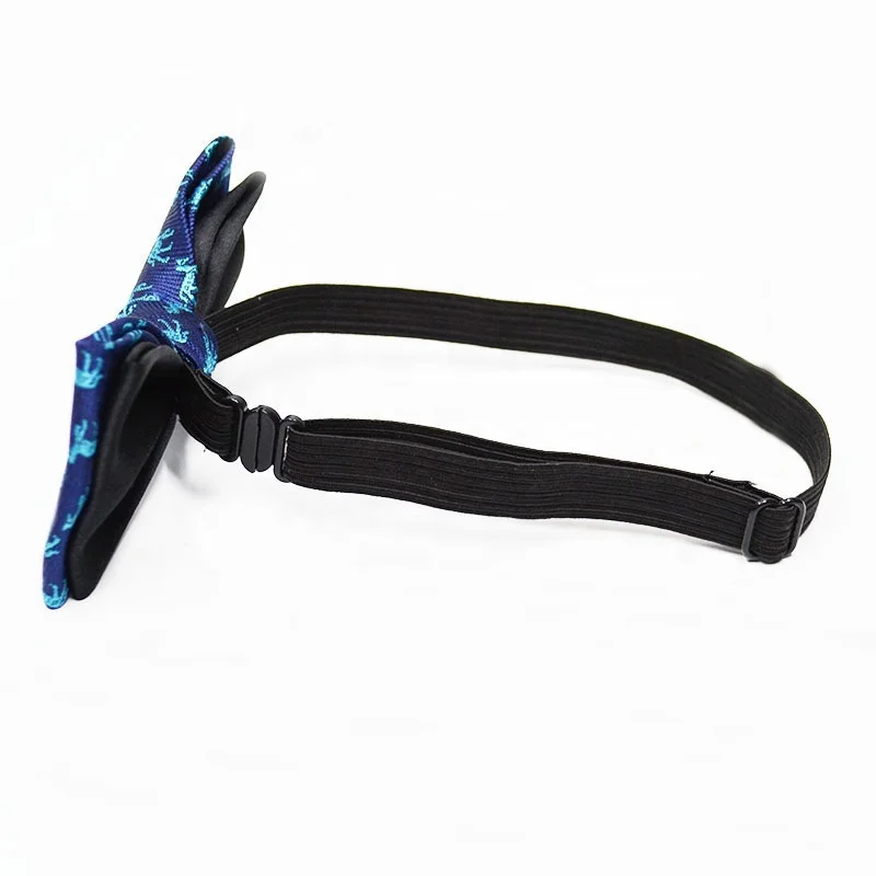 Fashion cheap 37 kids styles bow tie jacquard boys bowtie black child polyester red kids school bow ties