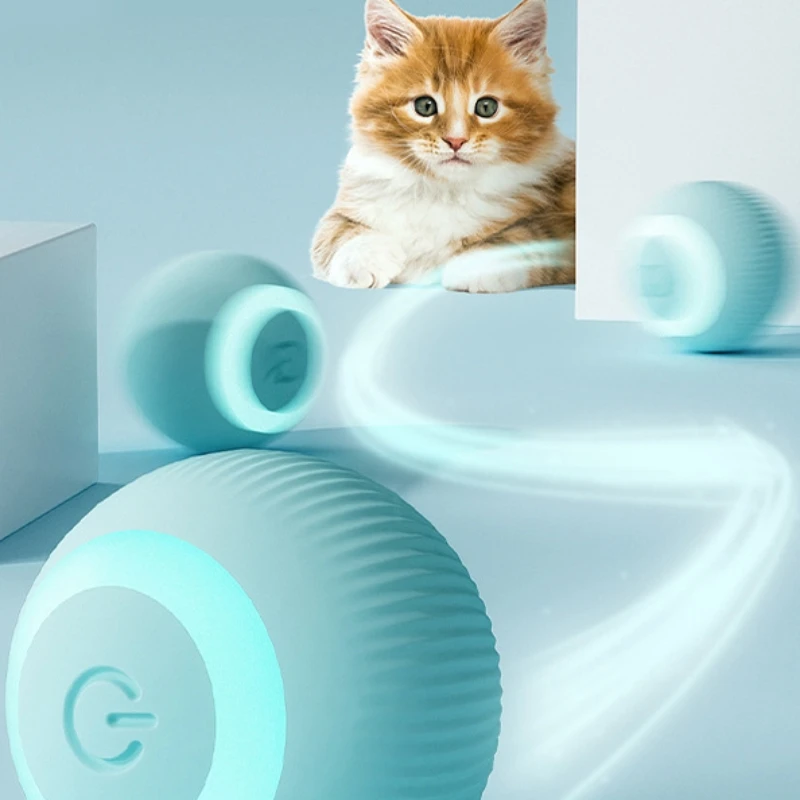 Игрушечный мяч для кошек