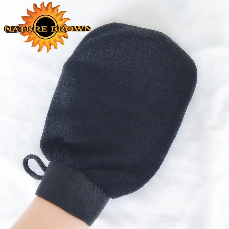
Wholesale Mini Velvet Sunless Face Body Elastic Wrist Self Custom Logo Private Label Spray Tan Mitt 