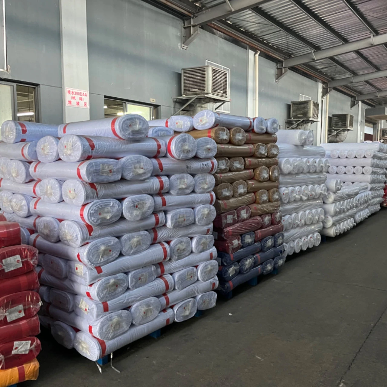 factory direct supply cheap price 100% polyester High Quality plain Aloba woven textile fabric for clothing