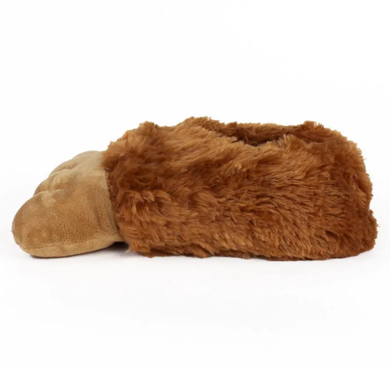Customize Big Feet Furry Monster Adventure Slippers Hobbit Feet Costume Slippers for Adults