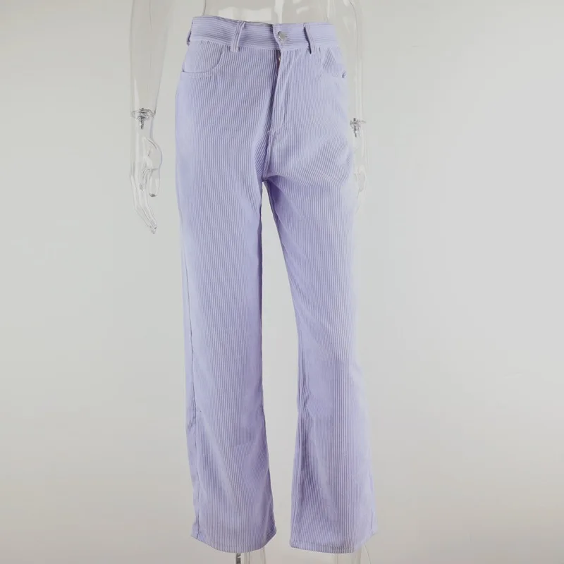 S0907C Hot sale women corduroy loose pants
