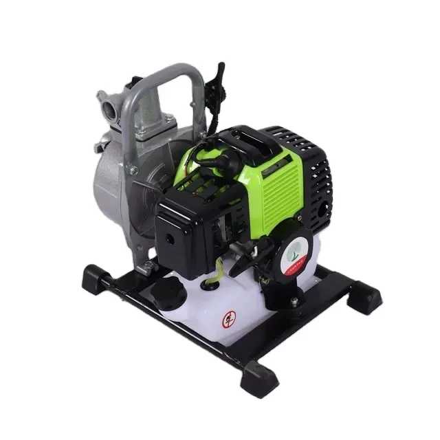 Factory Wholesale Mini 1inch Pump Machine 40.2cc/52cc Farm Irrigation Gasoline Petrol Engine Water Pump