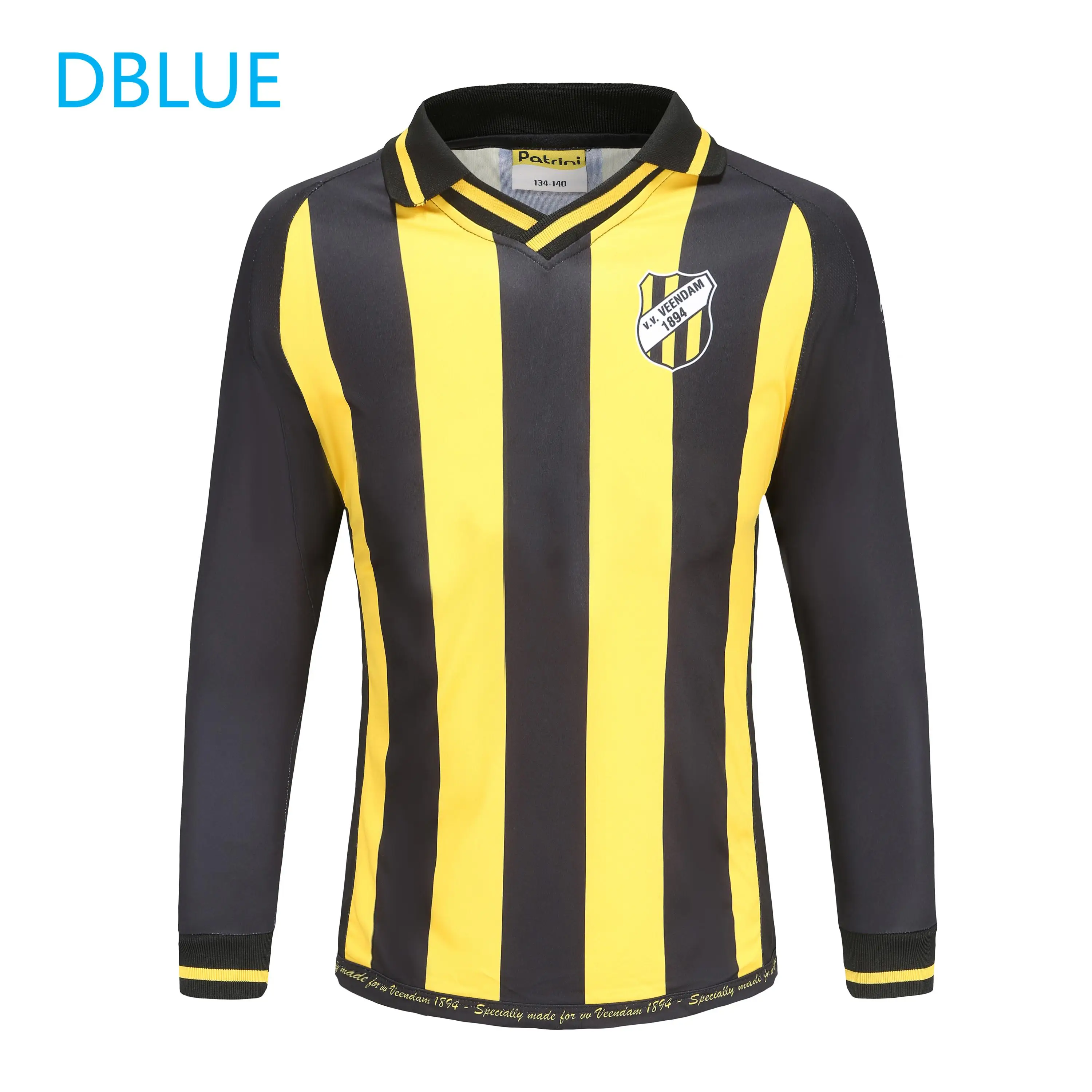 Dblue Autumn And Winter High Quality Soccer Training Tracksuit Custom Polyester Soccer Wear Quick Dry Football Jersey