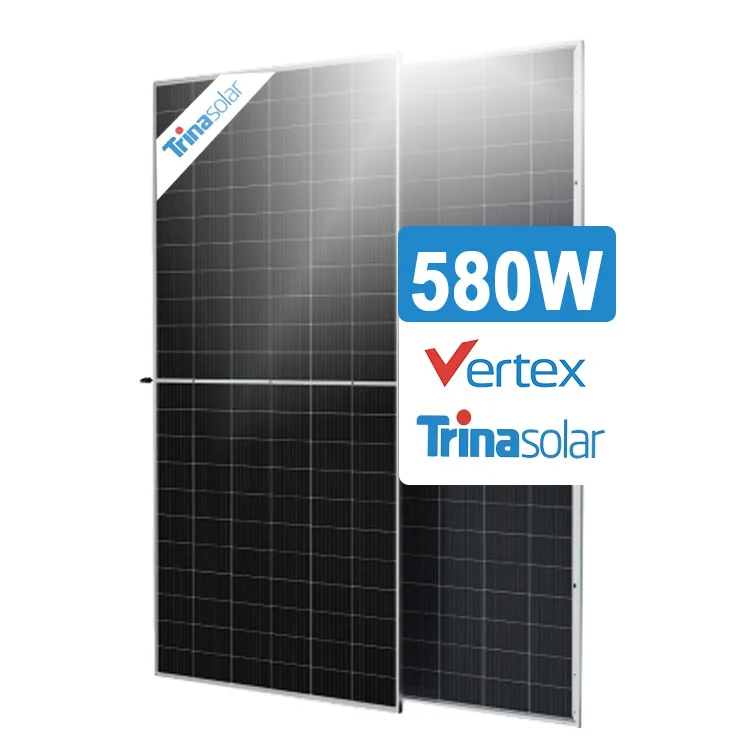 Trina TSM-DEG19RC.20 560-580W Trina Solar Panel Vertex Bifacial PV Panel 560 565 570 575 580 Watt Trina Photovoltaic Solar Panel