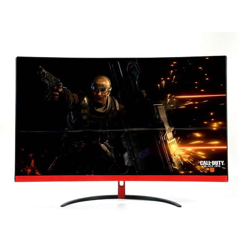 Cheap Factory Industrial Embedded IPS 27 Inch Thin Full High-definition 1K Pc Curved Desktop 144hz Gaming Monitor With Light