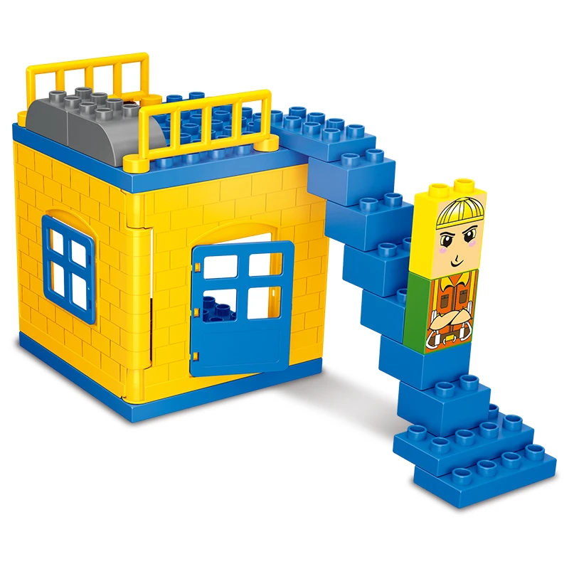 15-50Pcs Compatible Building Blocks Preschool Educational DIY Bricks large big size plastic Toys for Children Gifts