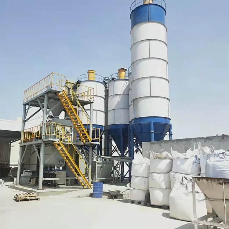 12-15 Tph Tile Adhesive Mixture Plant Tile Adhesive Mixer Making Machine