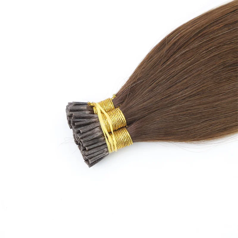 Wholesale Price High Quality Raw Virgin Hair Undetectable I tip hair extensions #4