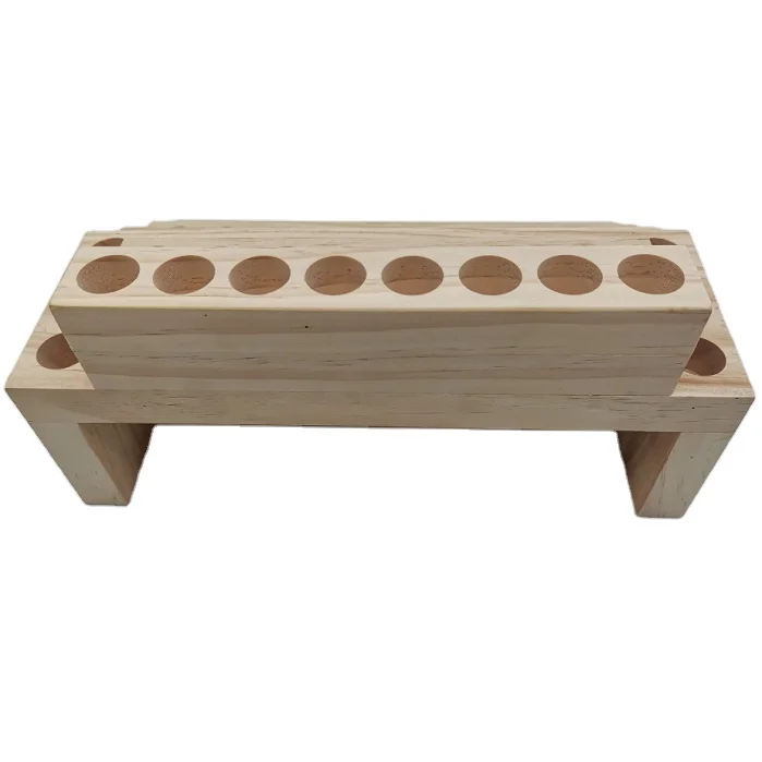 Wood Essential Oil Display Rack 6 Tiers Holder