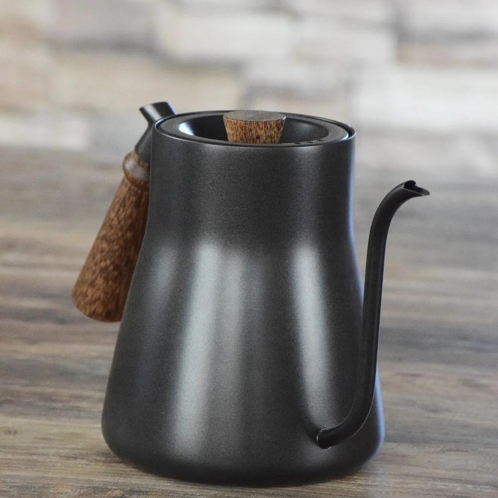 «Гусиная шея» чайник контроль температуры кофе чая с термометр из нержавеющей стали залить 850 мл