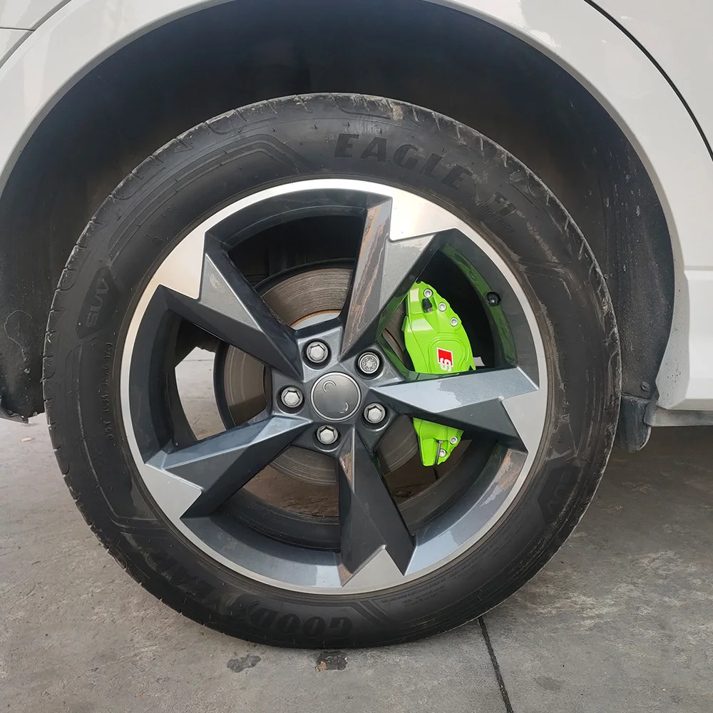 Caliper Covers  Fit for Audi A3 Accessories Brake Caliper Covers Wheel Hub Size Red Brake Caliper Covers