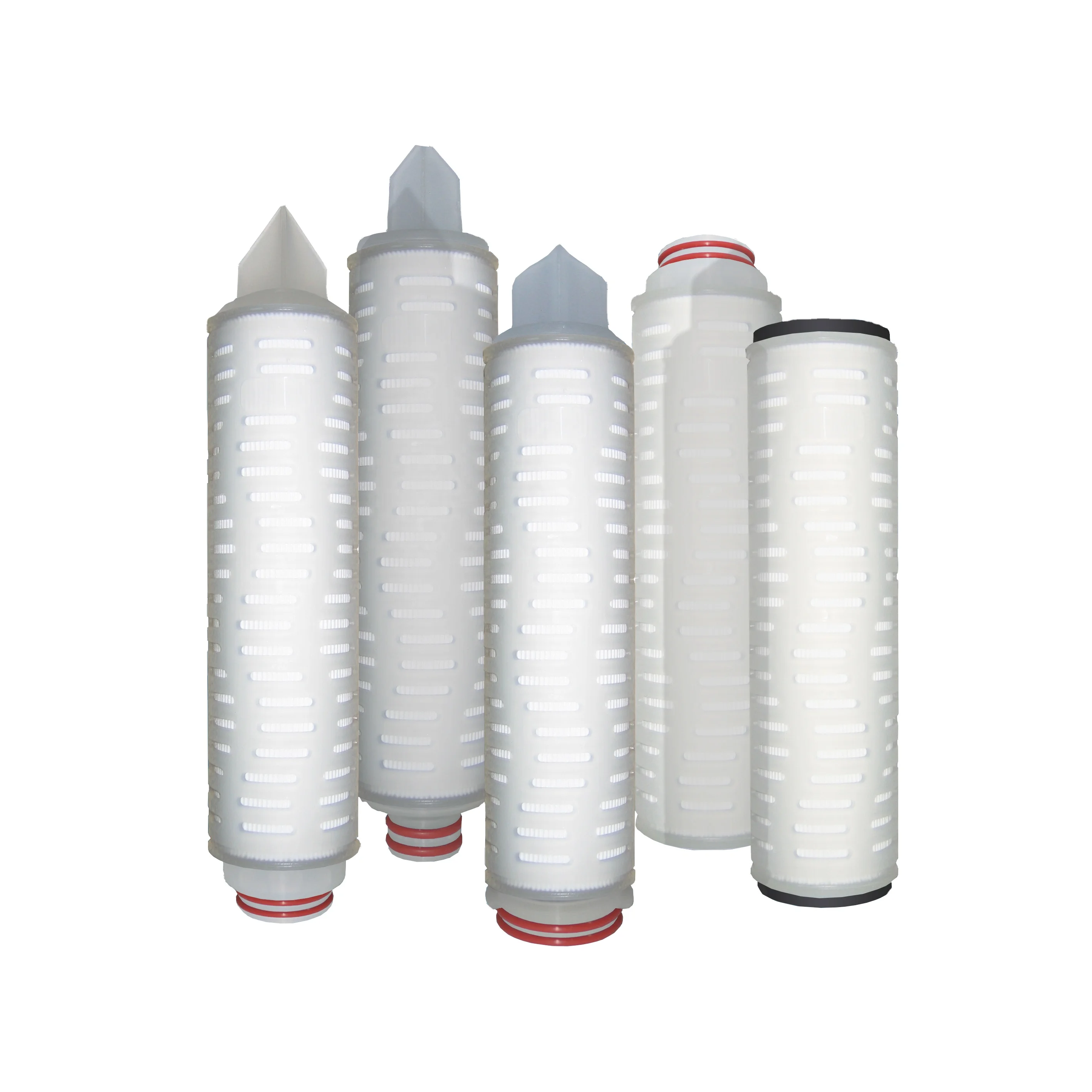 69 mm Alcohol Filter Chemical Filter PP pleated Membrane  0.2 10 Micron filter cartridge