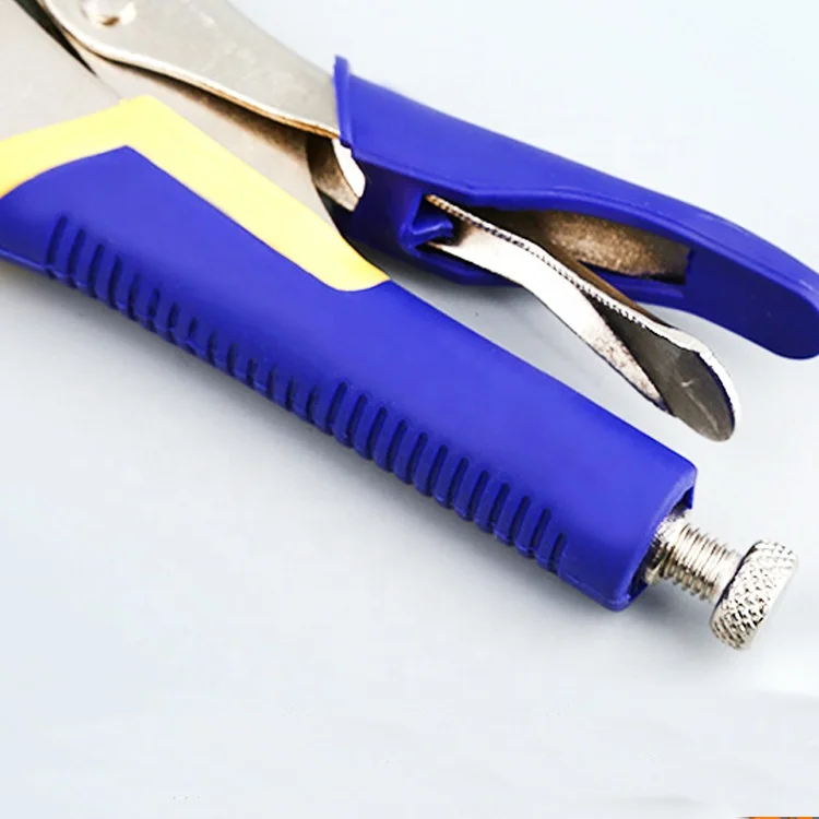 C Clamp Locking Pliers,Locking C Clamp With Non-Slip Rubber Grip, Adjustable C Pliers for Wood Working Welding Electrician