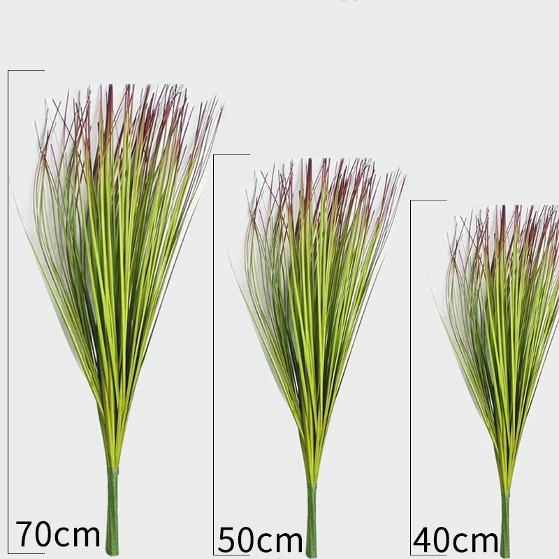 Wholesale popular artificial plant decoration blue fairy style onion grass artificial onion grass