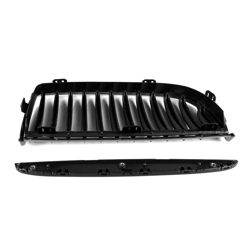Car Front Kidney style single Slat Grille Set For BMW 3 series E90 2005-2007 ABS gloss black Racing Grills