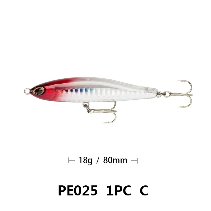 2023 New Saltwater Sinking Pencil Baits 8cm 16g Fishing Tackle Bionic Baits Isca Artificial Baits