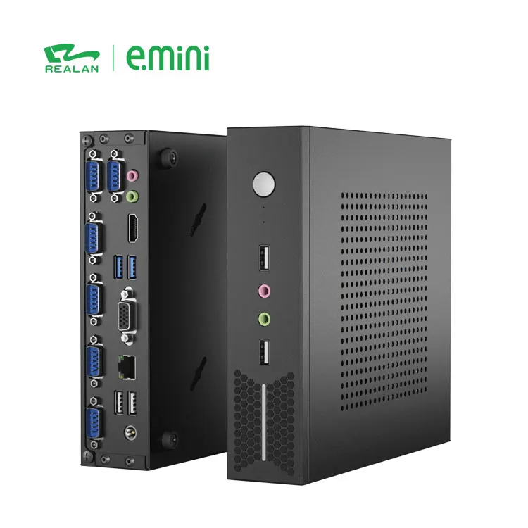 Latest Cheap Fanless Mini PC Low Power Processor Compact Embedded Computer