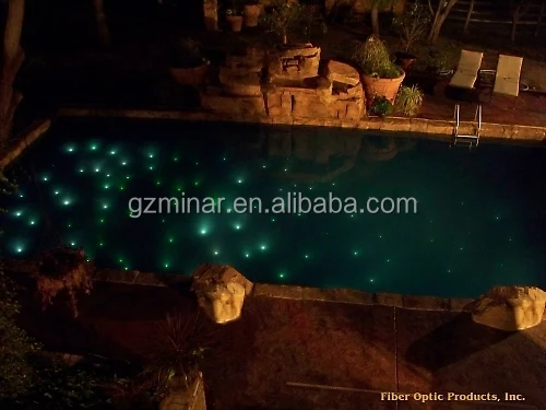 Decorative Plastic End Light Multi-string Fiber Optic Light Cable