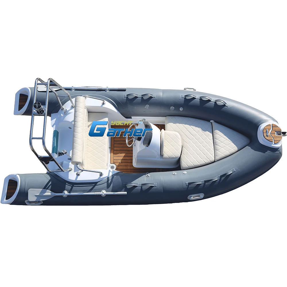 Gather Yacht RIB430B Popular Rowing PVC Inflatable Boat China Factory Cheap Inflatable Boat