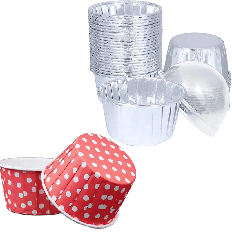 
Disposable Greaseproof Paper Cupcake Liner Baking Muffin Paper Cup Cake Cases Round Roll Mouth Cupcake Liner 