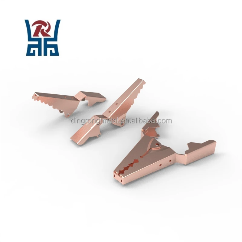 OEM Copper Alligator Clips High-pressure Test Wire Clip Crocodile Clamps for Laboratory Electric Testing Work