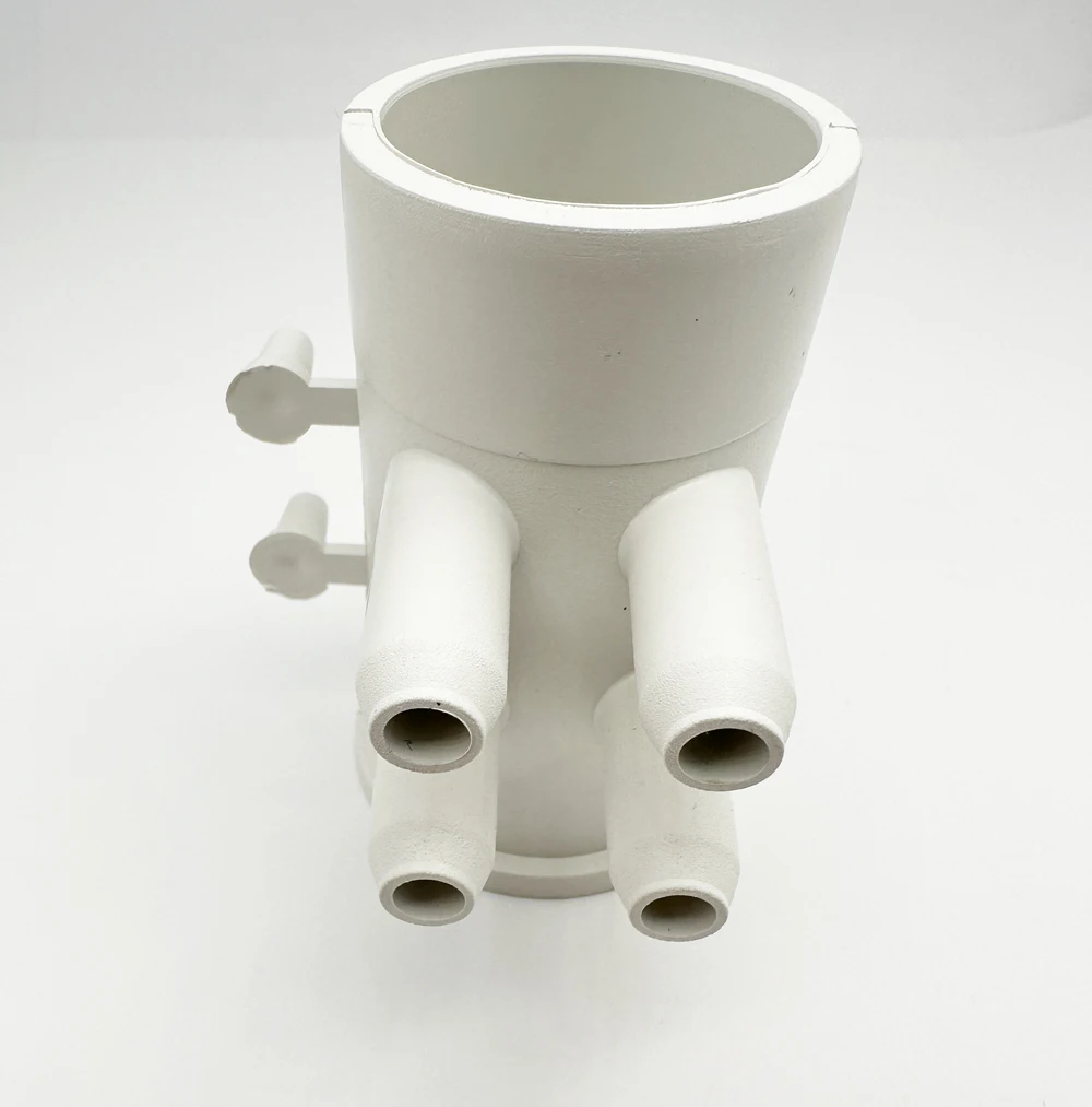 OEM Hydro Massage System White PVC Air Manifold Fitting Bath 4 Port Air Manifold Valve Bathtubs Air Intake Manifold