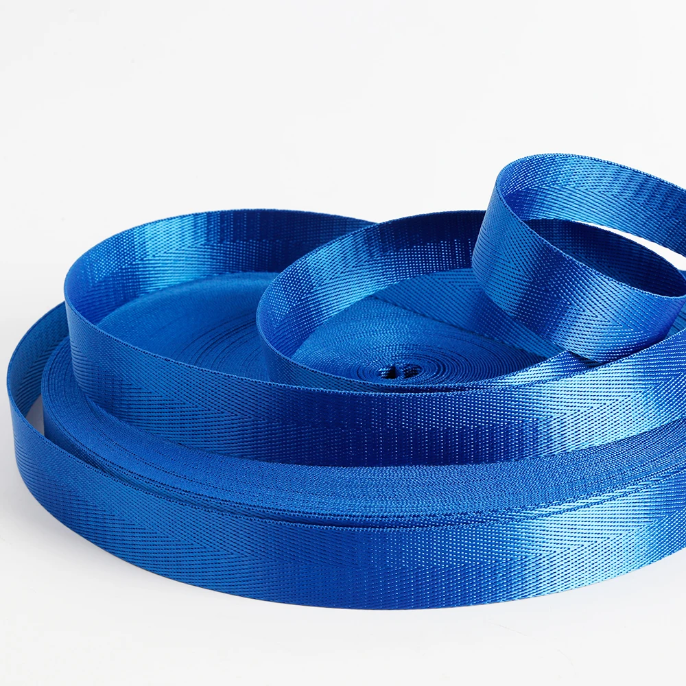 Custom Nylon Webbing Strap 20mm 25mm 32mm 38mm 50mm Herringbone Webbing