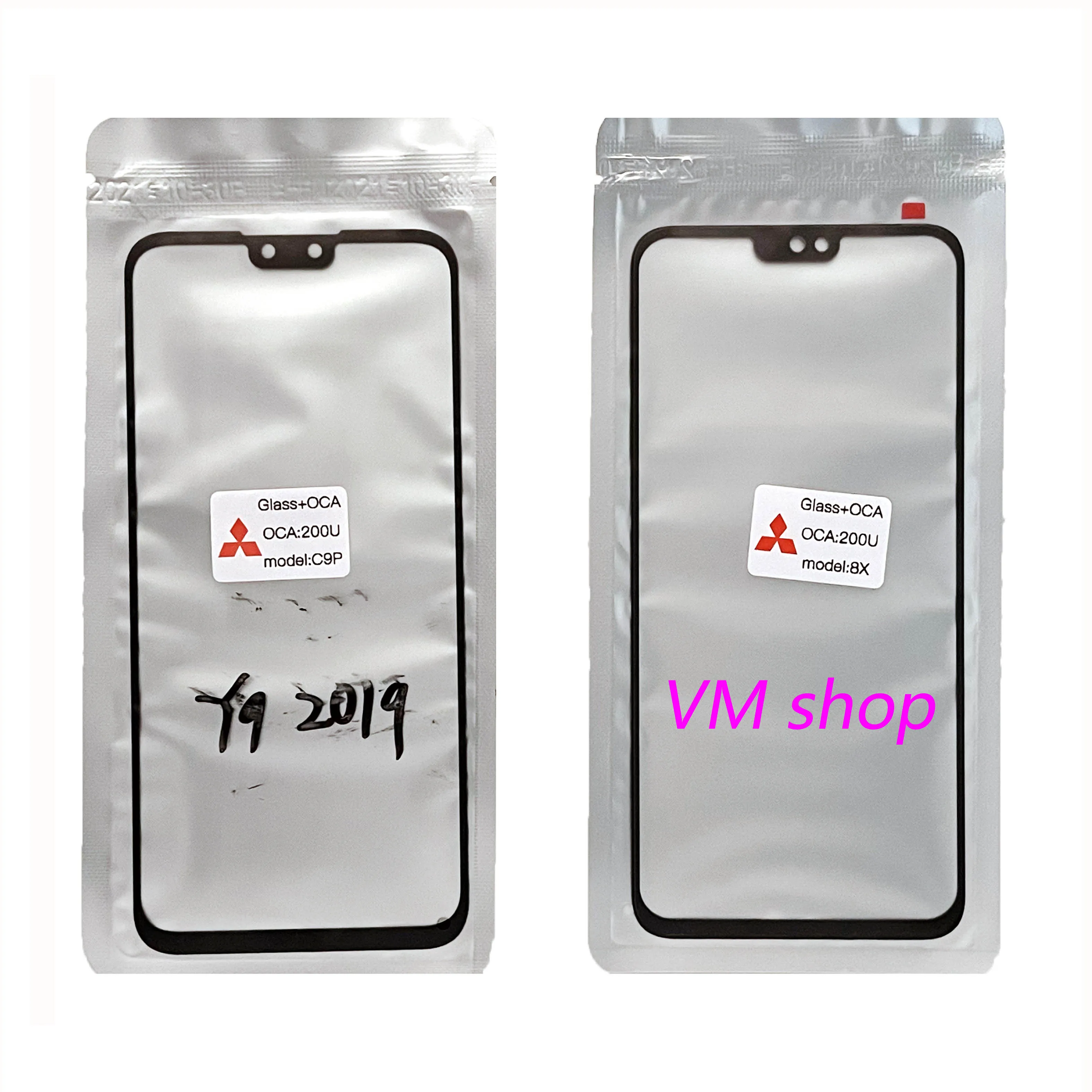 LCD Glass With OCA for Front outer touch screen Glass +OCA Glass Lens OCA for huawei for xiaomi for redmi