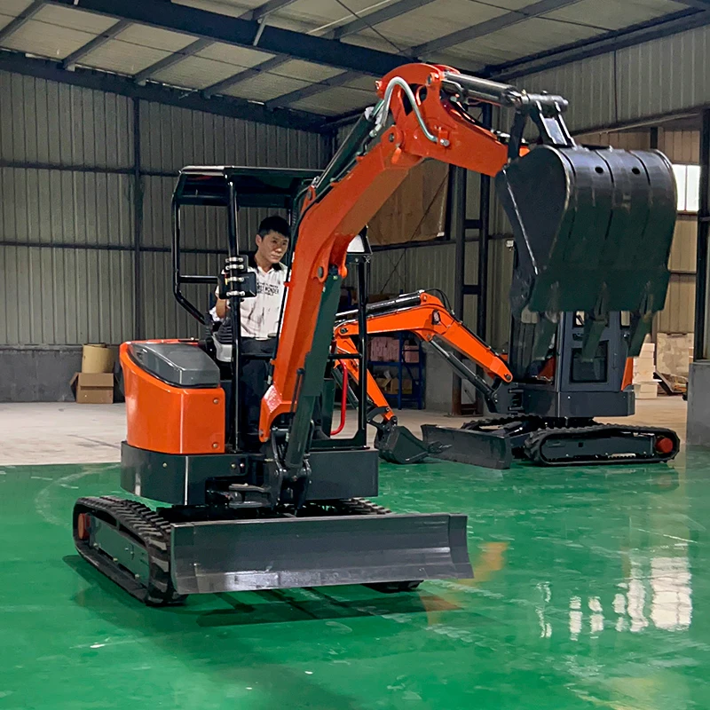 EPA 2.8 Ton 3 Ton 3.5 Ton Mini Excavator Hydraulic Diesel Crawler Digger Main Arm Swings Left And Right