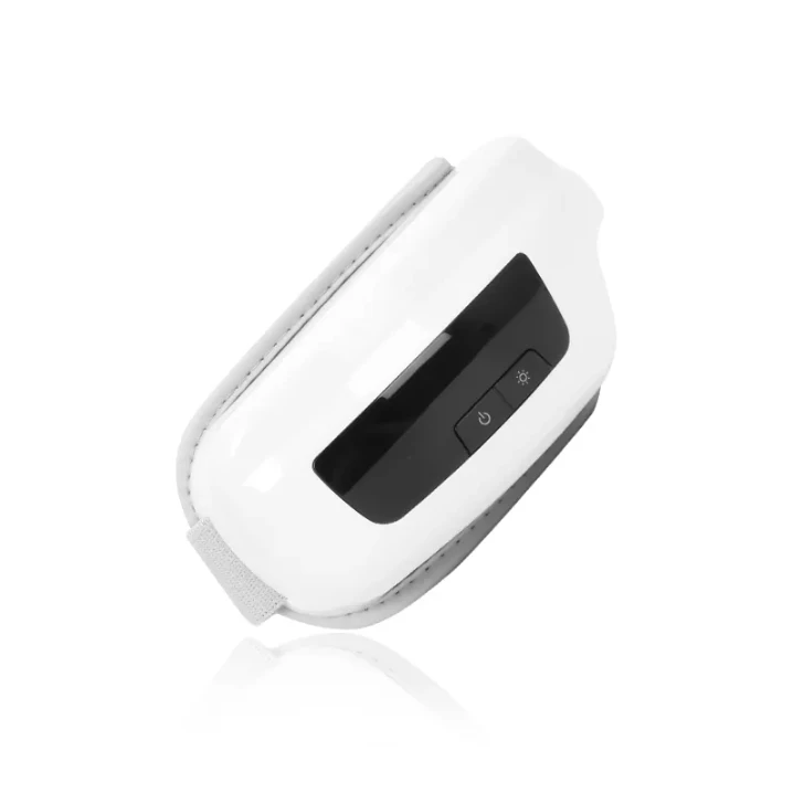 Eye dark circles strain reduce massage equipment air pressure vibrating heat compress electric foldable music eye massager