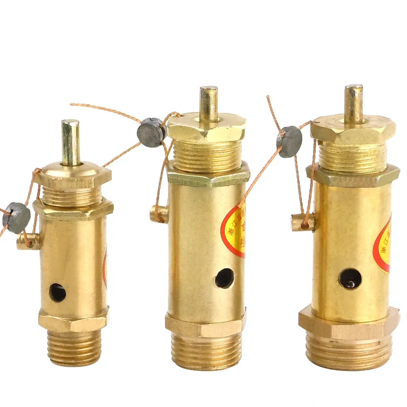 304 Stainless Steel & Brass Pneumatic Parts Safety Valve Relief-Pneumatic Safety Valve