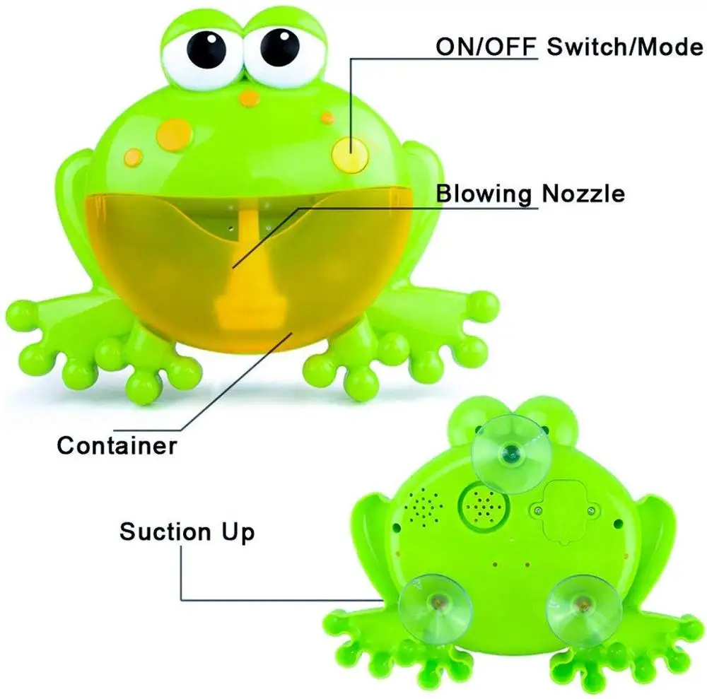 Bubble frog игрушки с музыкой детские для ванной Maker детской рифмой Ванна младенцев