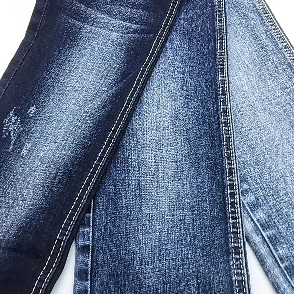 10OA+10slub*C16/70+75 Cotton polly spandex denim fabrics