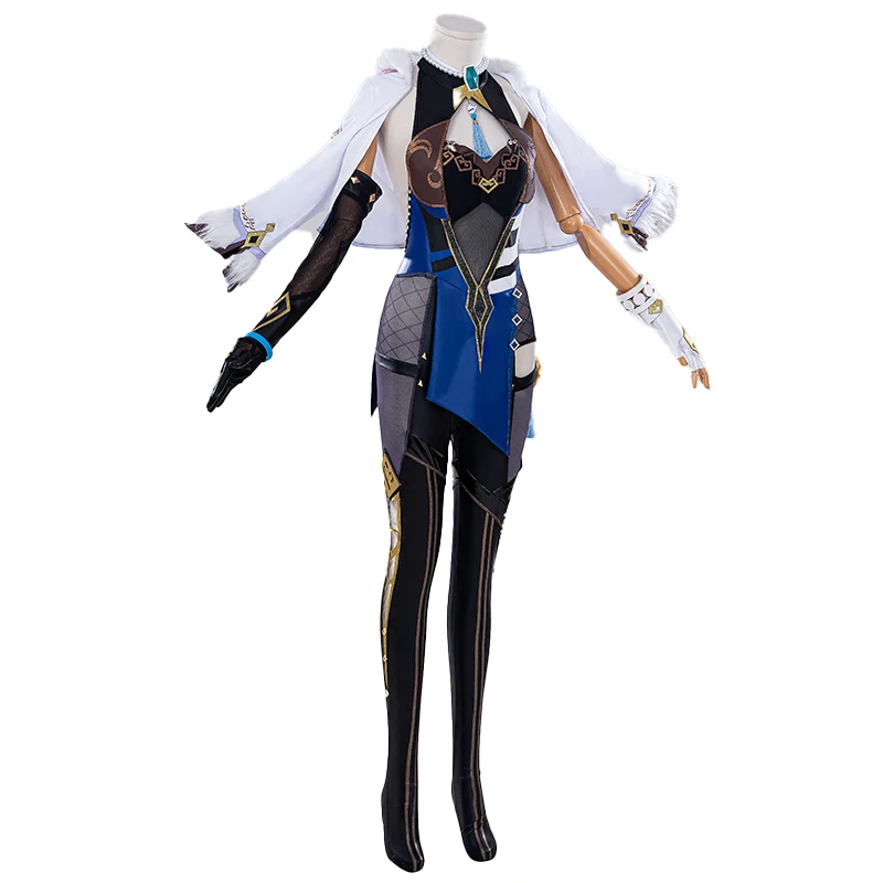 Game Genshin Impact Ye Lan Cosplay Costume Sexy Lovely Uniform Halloween Party Outfit Yelan Cosplay Costume Full Set