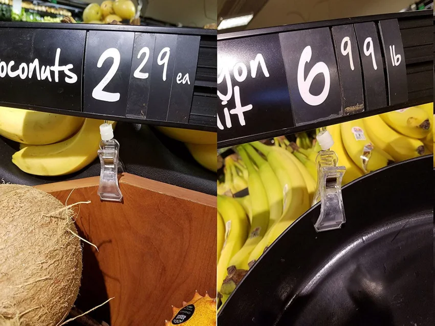 Display clips  poster clip advertising clip price label holder