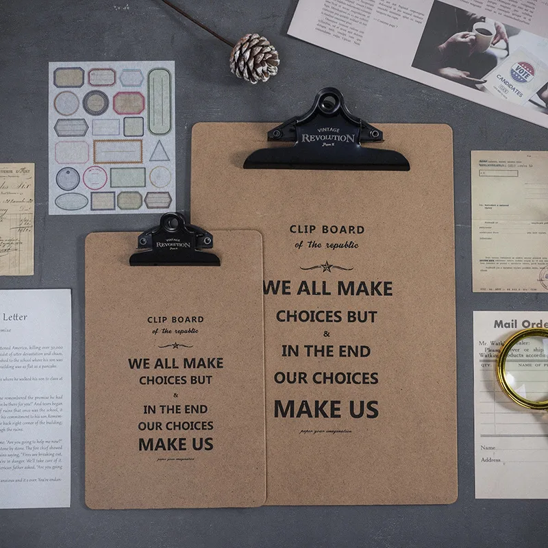 New high quality writing Clipboard, hanging menu display board, student file board clip, Clipboard A5, A4