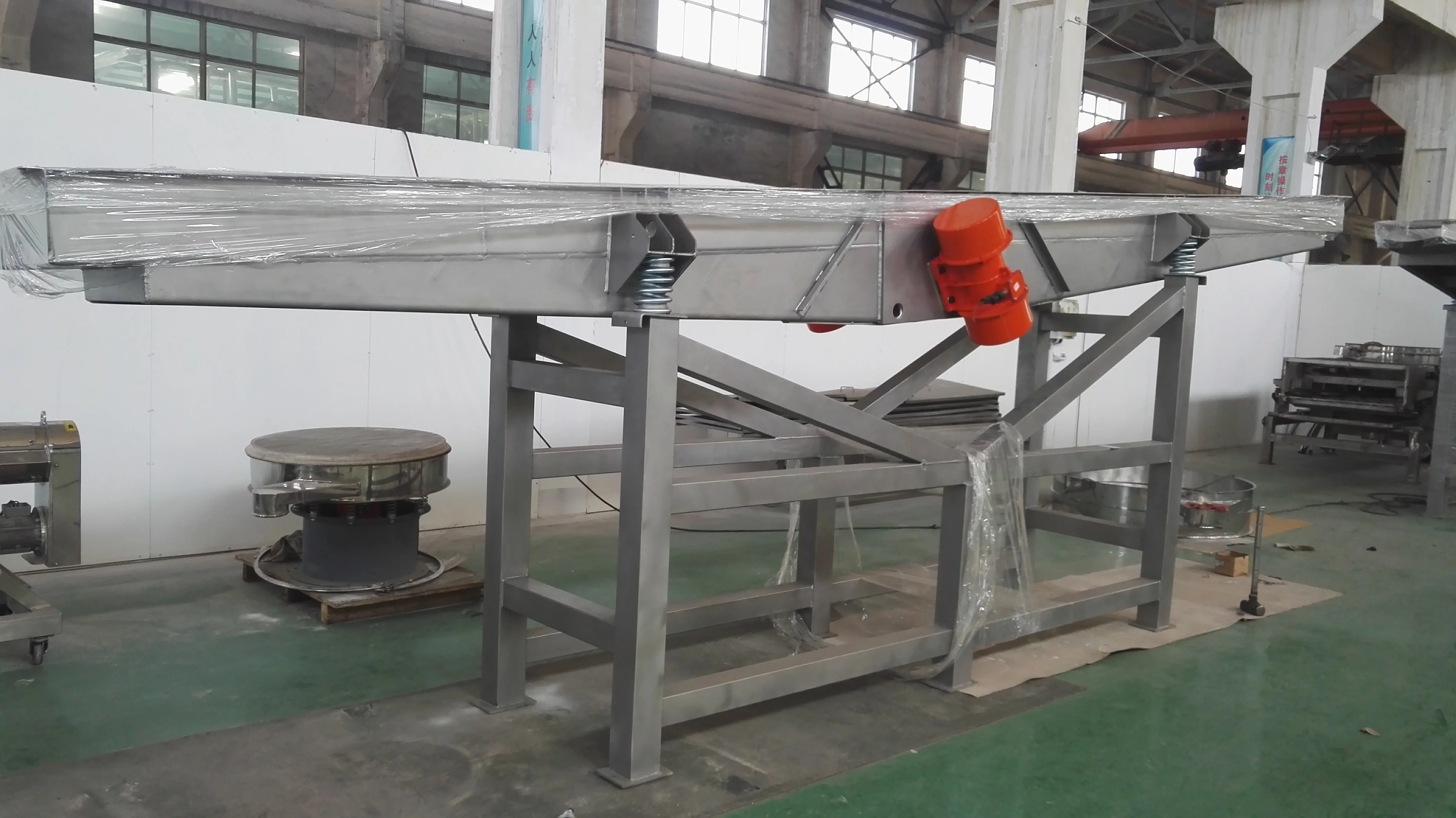 Conveying machinery small vibration horizontal conveyor for granule and powder