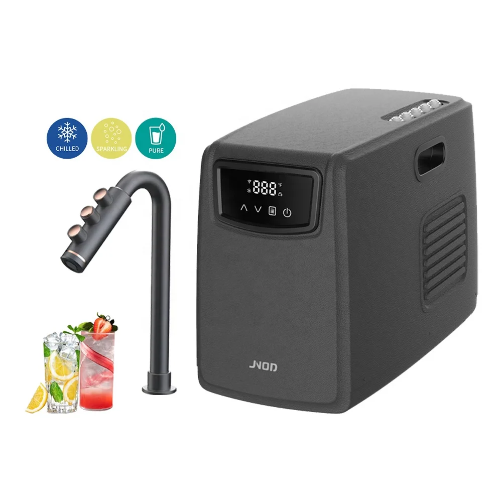 Jnod 3 Mode Fizzy Drink Machine Ice Cooler Sparkling Water Dispenser Under Sink Electric Sparkling Water Tap Soda Maker