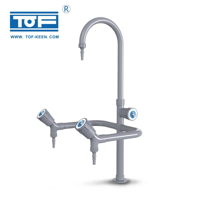 TOF laboratory taps,chemical resistant deck mounted lab tapware
